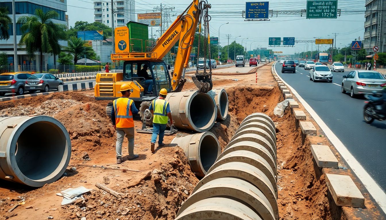 New Stormwater Drain Along Jawaharlal Nehru Road to Drain Water from Anna Nagar