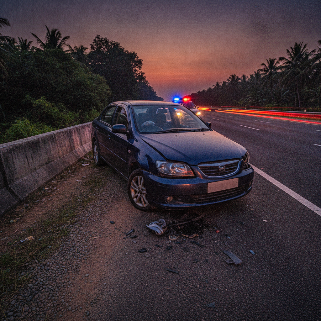 Two arrested after driving on bare wheel rim on Salem-Chennai National Highway