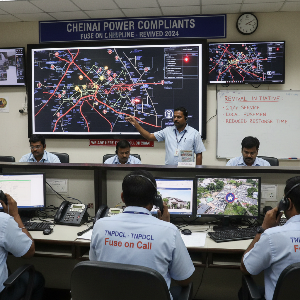 TNPDCL to revive local Fuse on Call helpline for Chennai power complaints