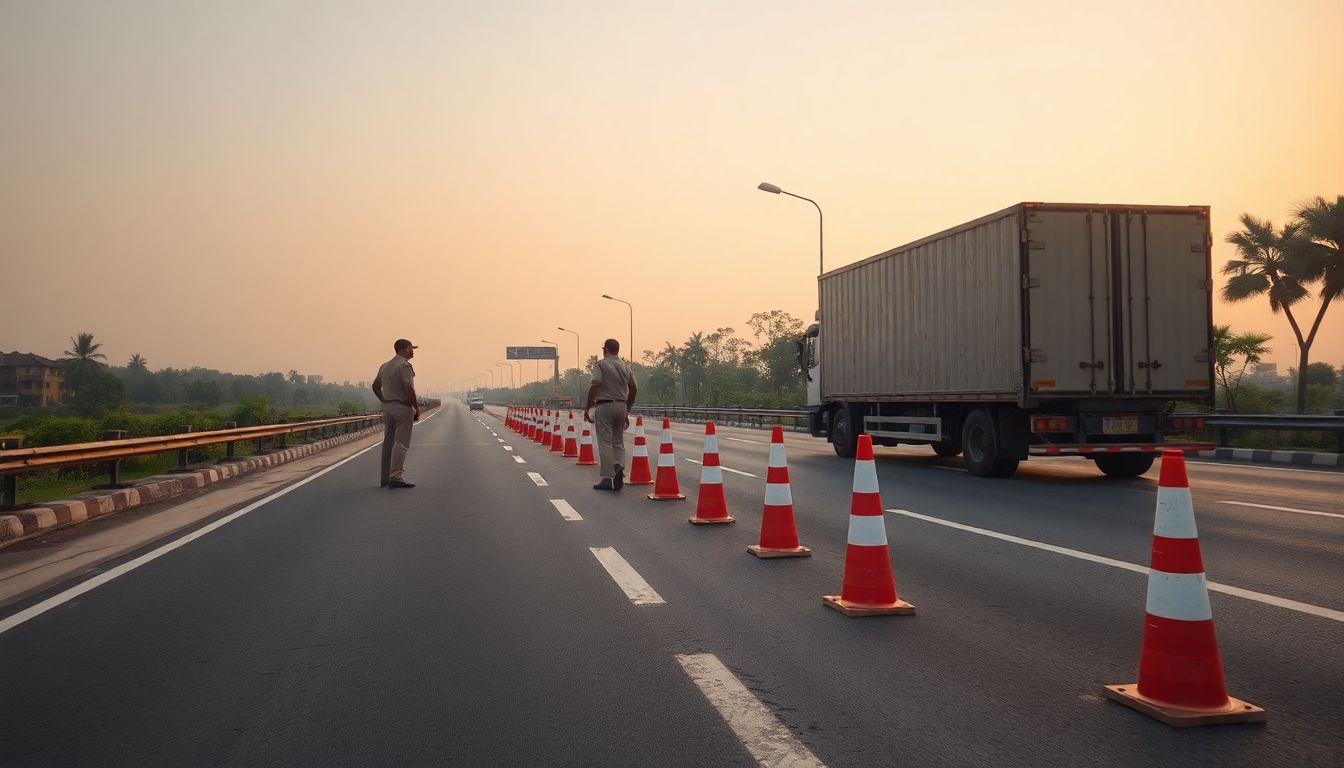 Motorcyclist Killed in Truck Collision on Vandalur-Walajabad Road, Driver Arrested