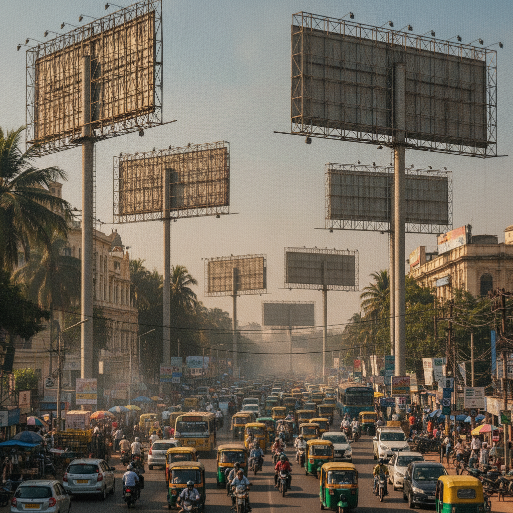 GCC Launches Drive to Enumerate and Regulate Illegal Hoardings in Chennai