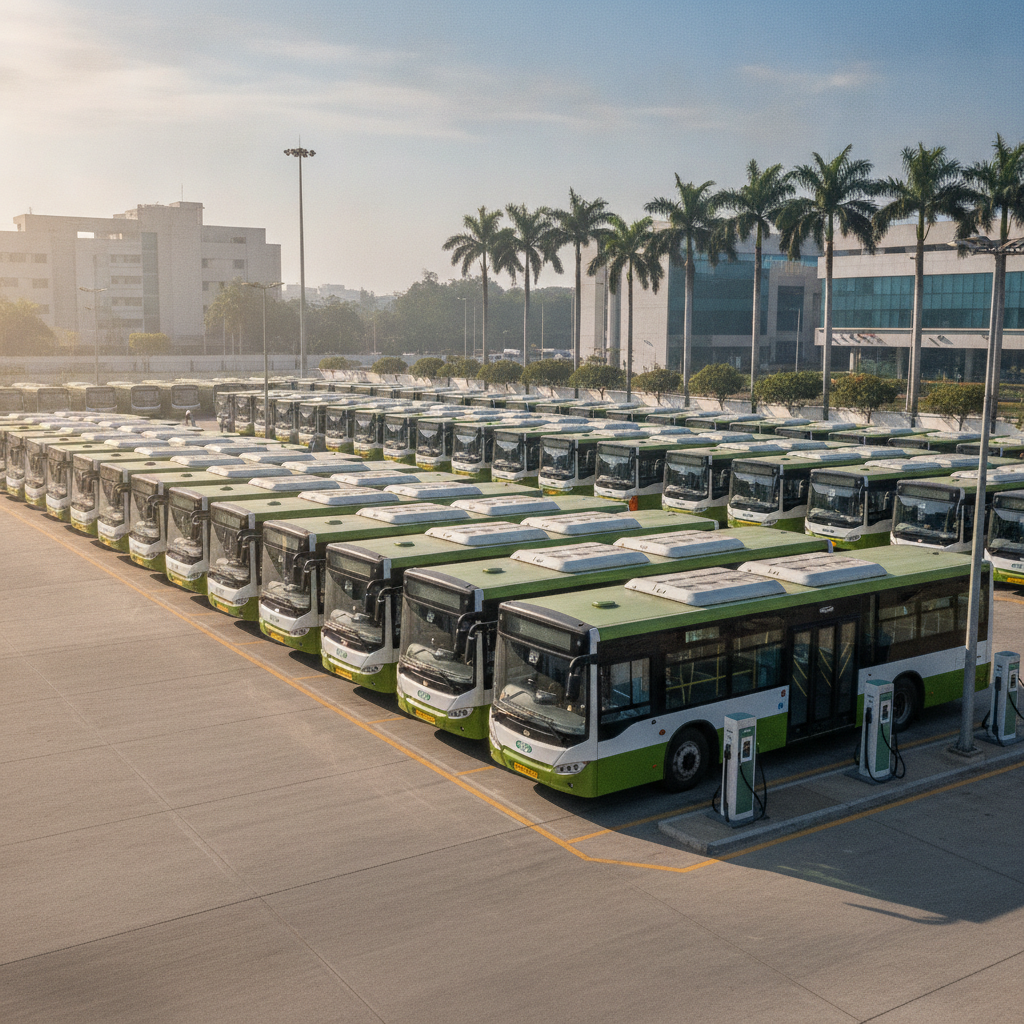 Government Tenders for Up to 10,000 Electric Buses Under Discussion
