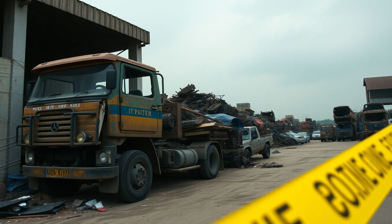 Lorry cleaner dies after industrial cylinder explosion at Aathur scrapyard