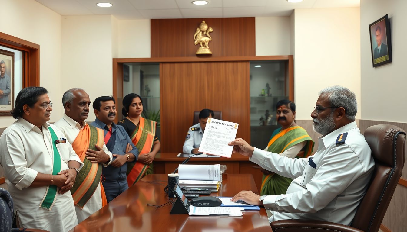 TVK Files Police Complaint Against R B Udhayakumar Over Remarks on Vijay and Trisha