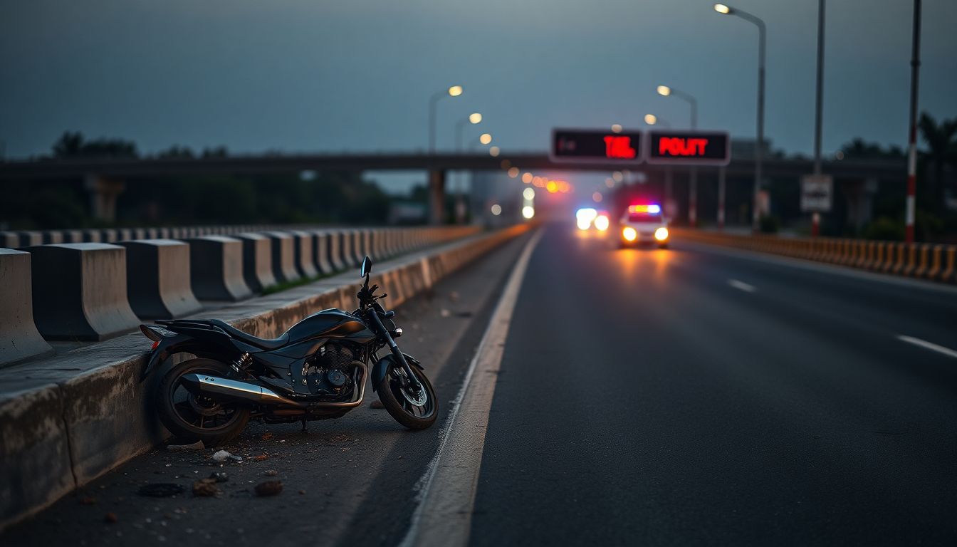 One Killed, Two Injured in Bike Crash on Tambaram-Maduravoyal Bypass Road