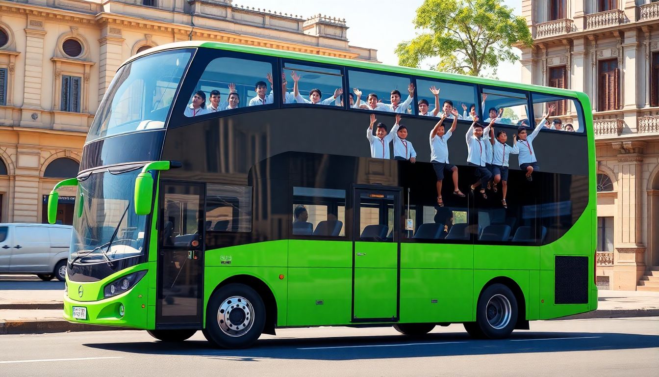 TTDC Launches Double-Decker Electric Bus Heritage Tour For Washermenpet Students