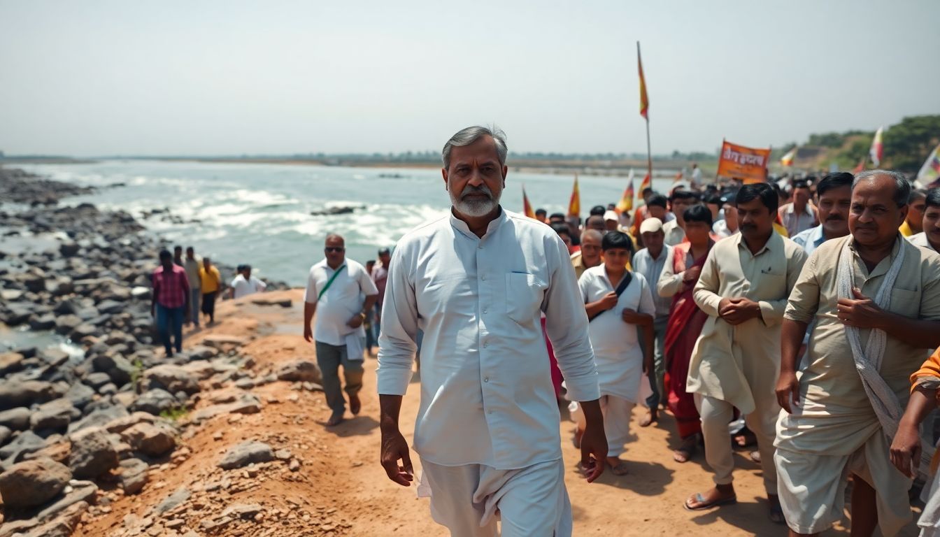 Anbumani Ramadoss Launches March In Biligundlu Against Mekedatu Dam