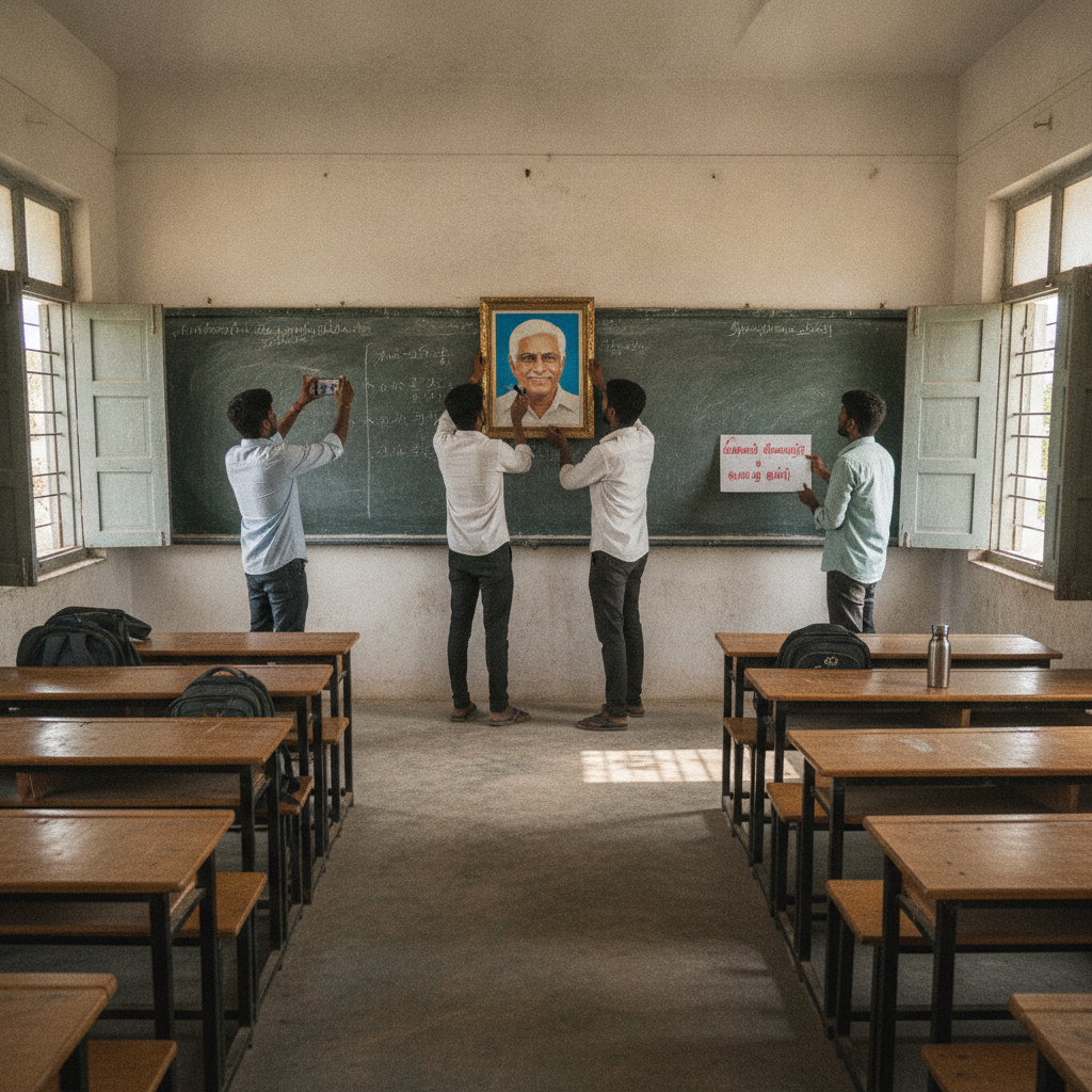 K Annamalai Slams TVK Cadres for Filming Reels inside Kancheepuram School