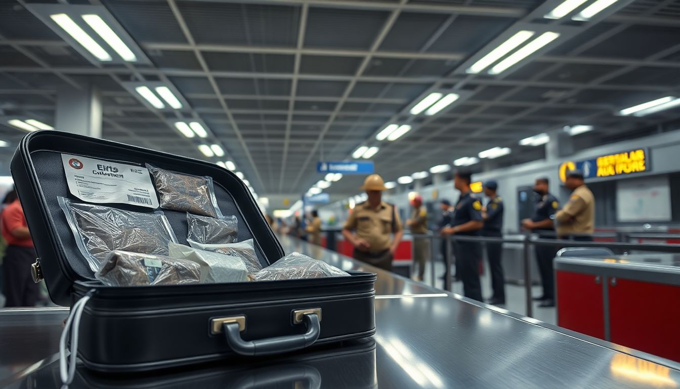 Malaysian National Arrested at Chennai Airport with 4 kg Hydroponic Ganja
