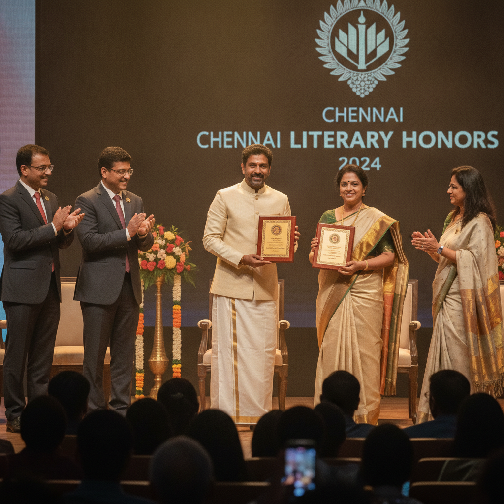 Sunitha Shirly, Sasisekar Menon Win Dr Parasuraman Writing Award in Chennai