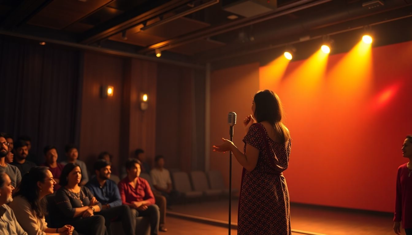 Maya S Krishnan Premiers Satirical Stand-Up Show Pomblel in Alwarpet