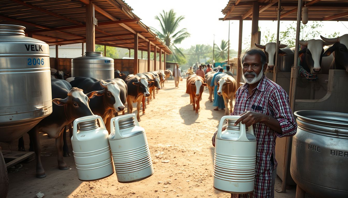 Tamil Nadu Hikes Milk Procurement Price to ₹41 per Litre