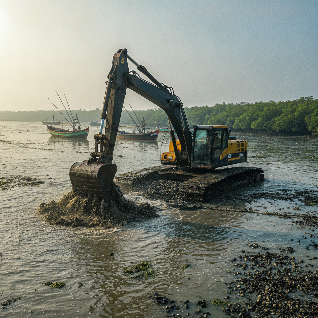 WRD to Finish Dredging Invasive Charru Mussels in Ennore Backwaters by October