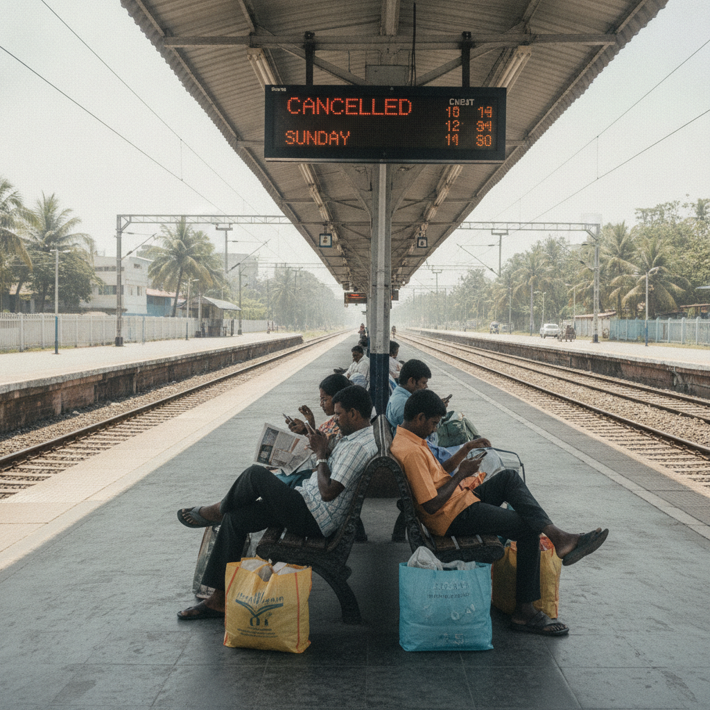 Southern Railway cancels over 30 Sunday local trains disrupting travel to T Nagar