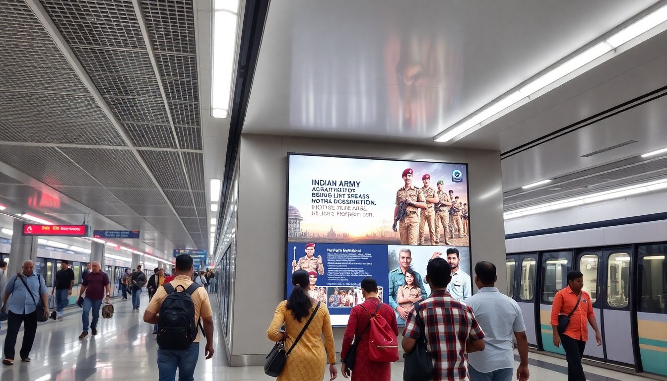 OTA Unveils Army Recruitment Display at OTA-Nanganallur Road Metro Station
