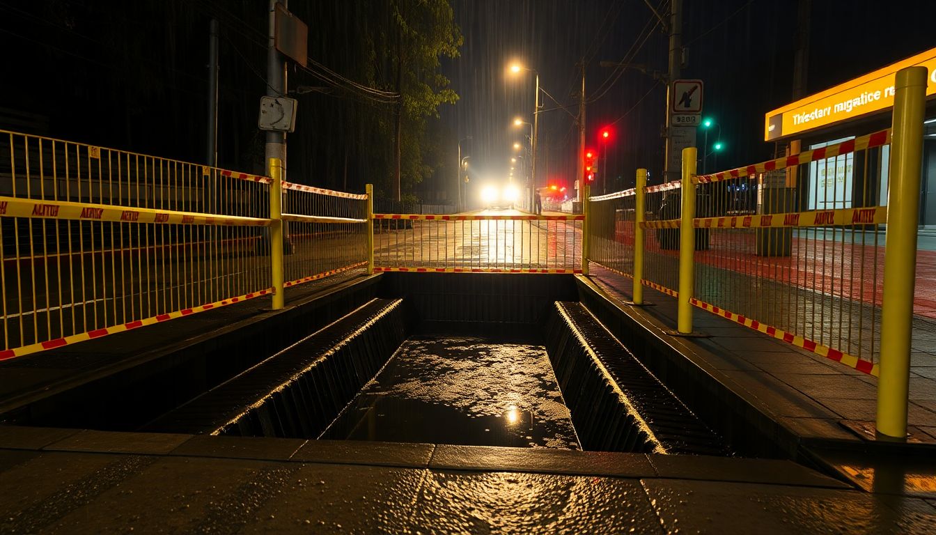 Woman Dies After Fall into Waterlogged Pit Near Anna Nagar Tower Metro