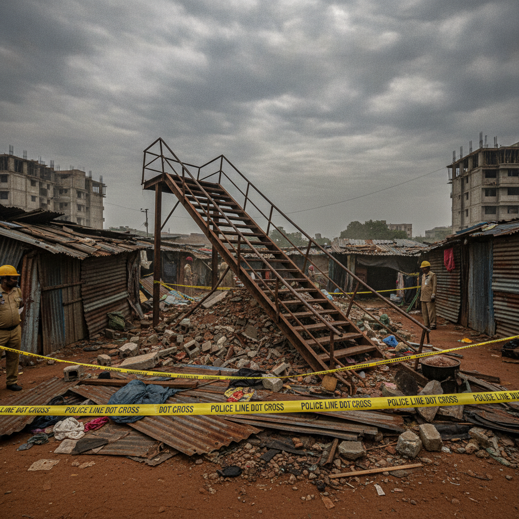 Guest worker dies, 48 injured in Nandambakkam staircase collapse