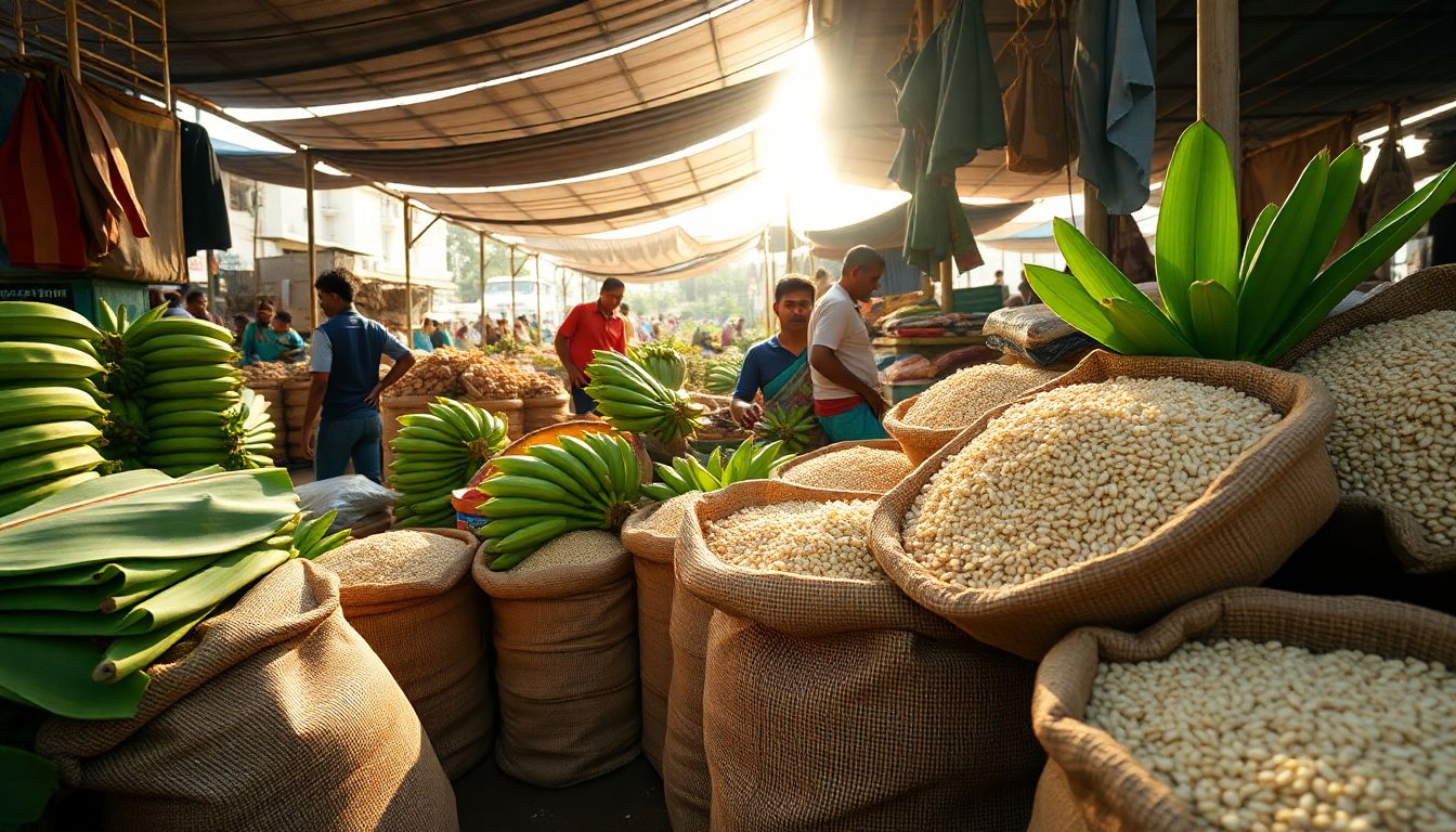 Rice and Banana Leaf Prices Surge Across Tamil Nadu Amid Supply Shortages