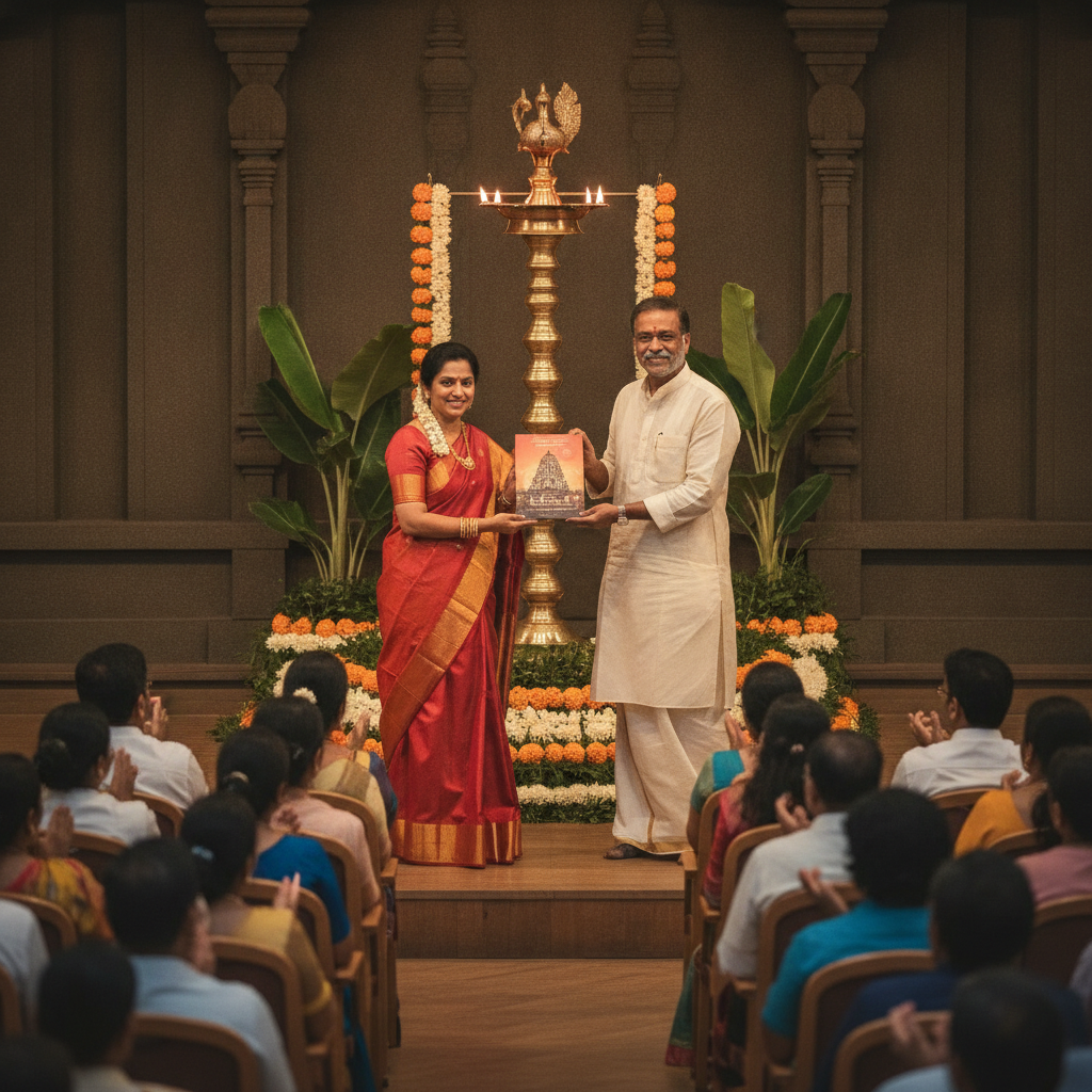 Book on Thanjavur S Kalyanaraman Thillanas Released at Arkay Convention Centre