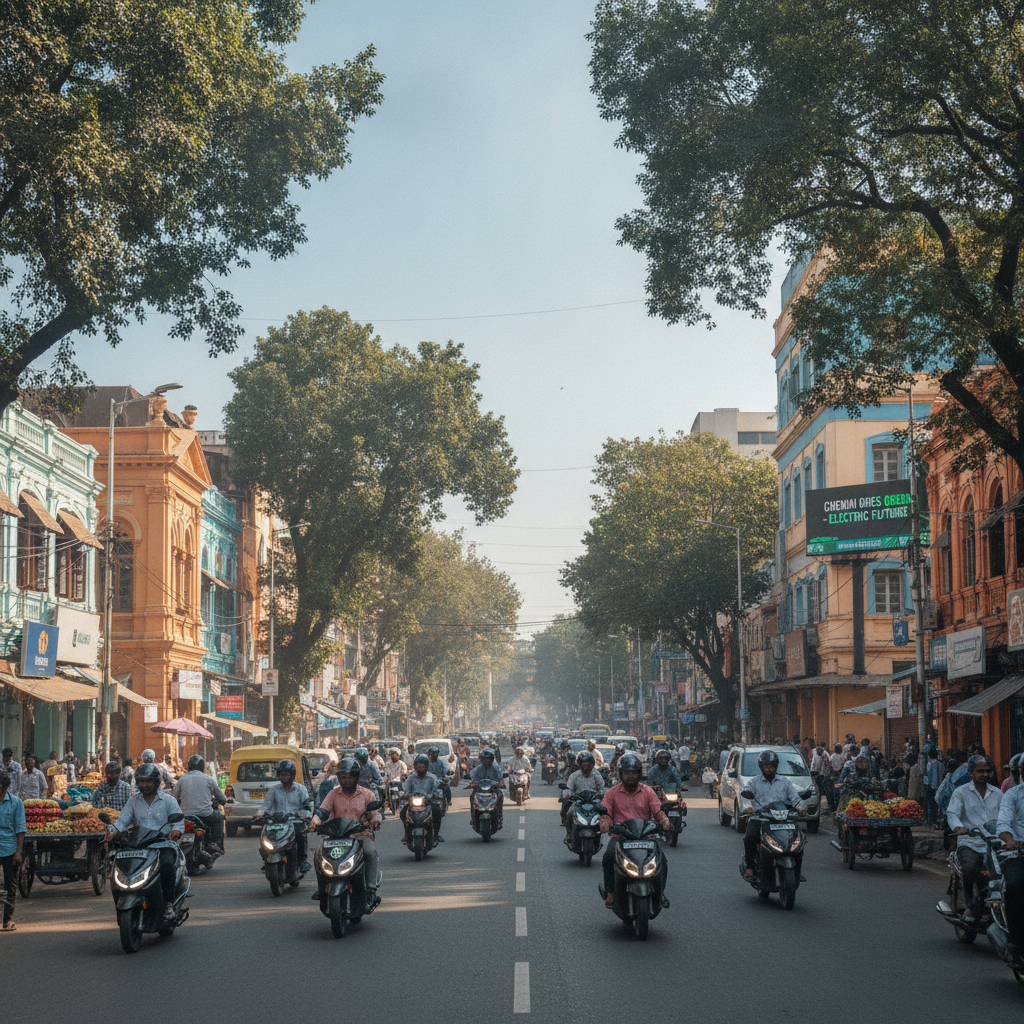 Chennai Electric Two-Wheeler Sales Surge in May as Market Share Approaches 10 Percent