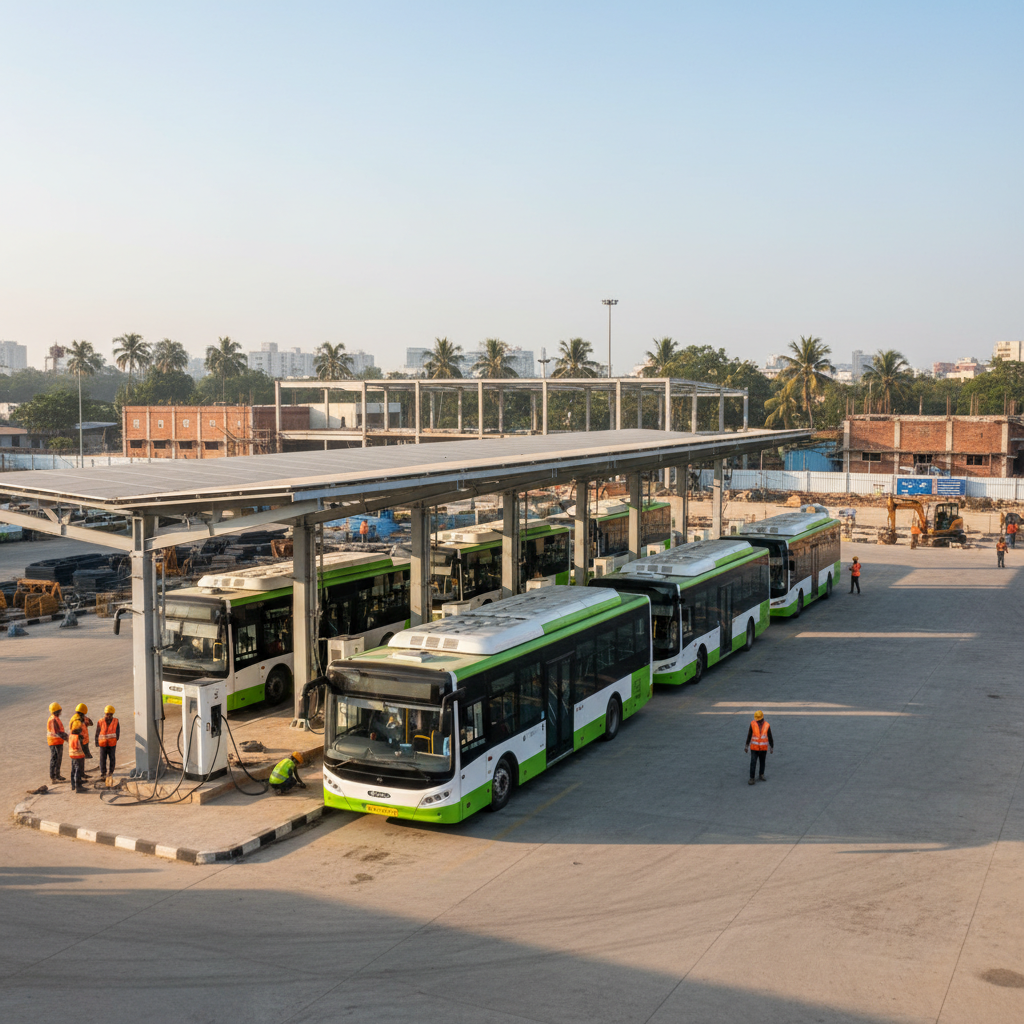 MTC to complete seven new electric bus depots in Chennai by end of year