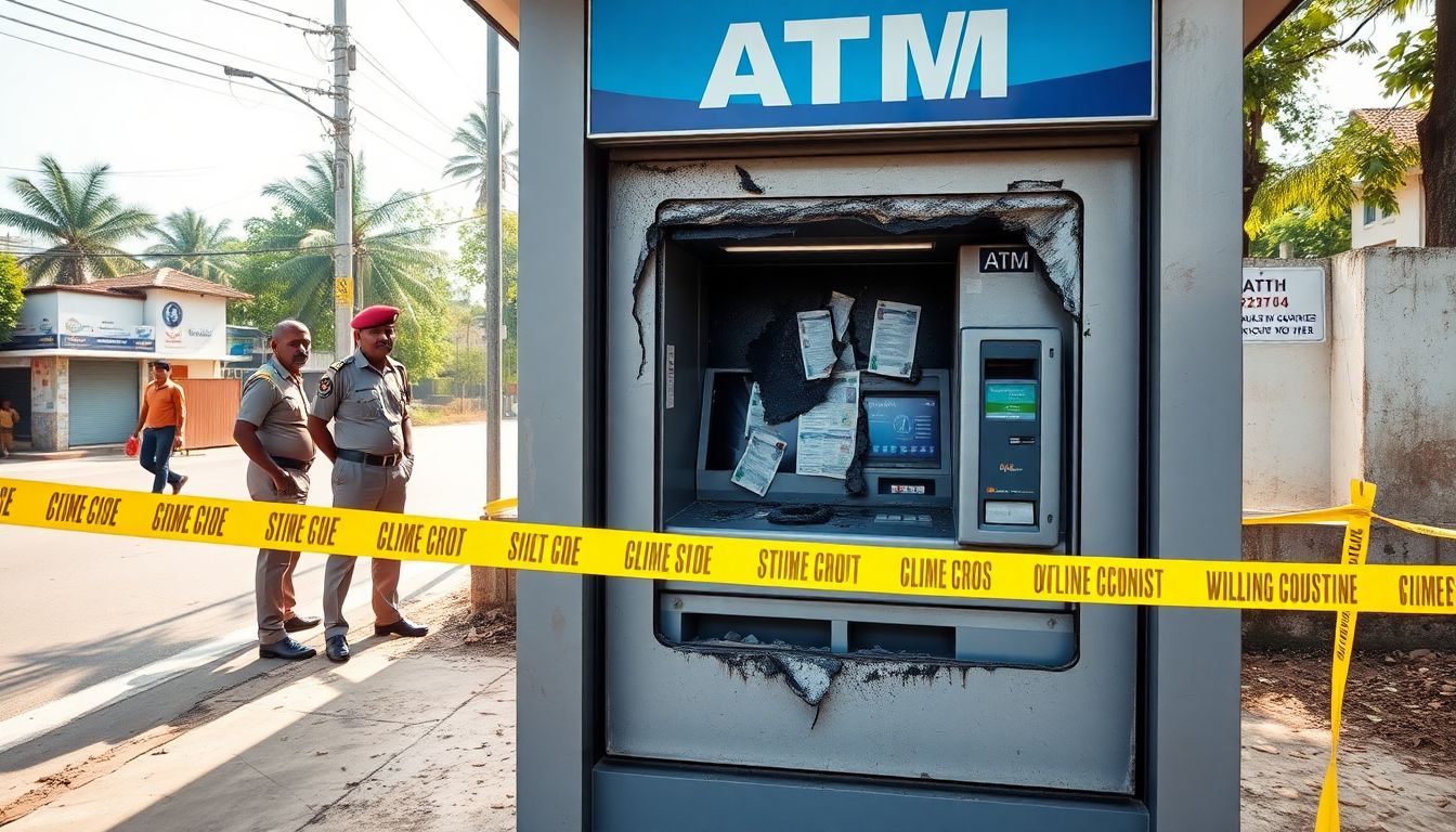 Rs 11 Lakh Stolen from Axis Bank ATM in Gummidipoondi Using Welding Machine