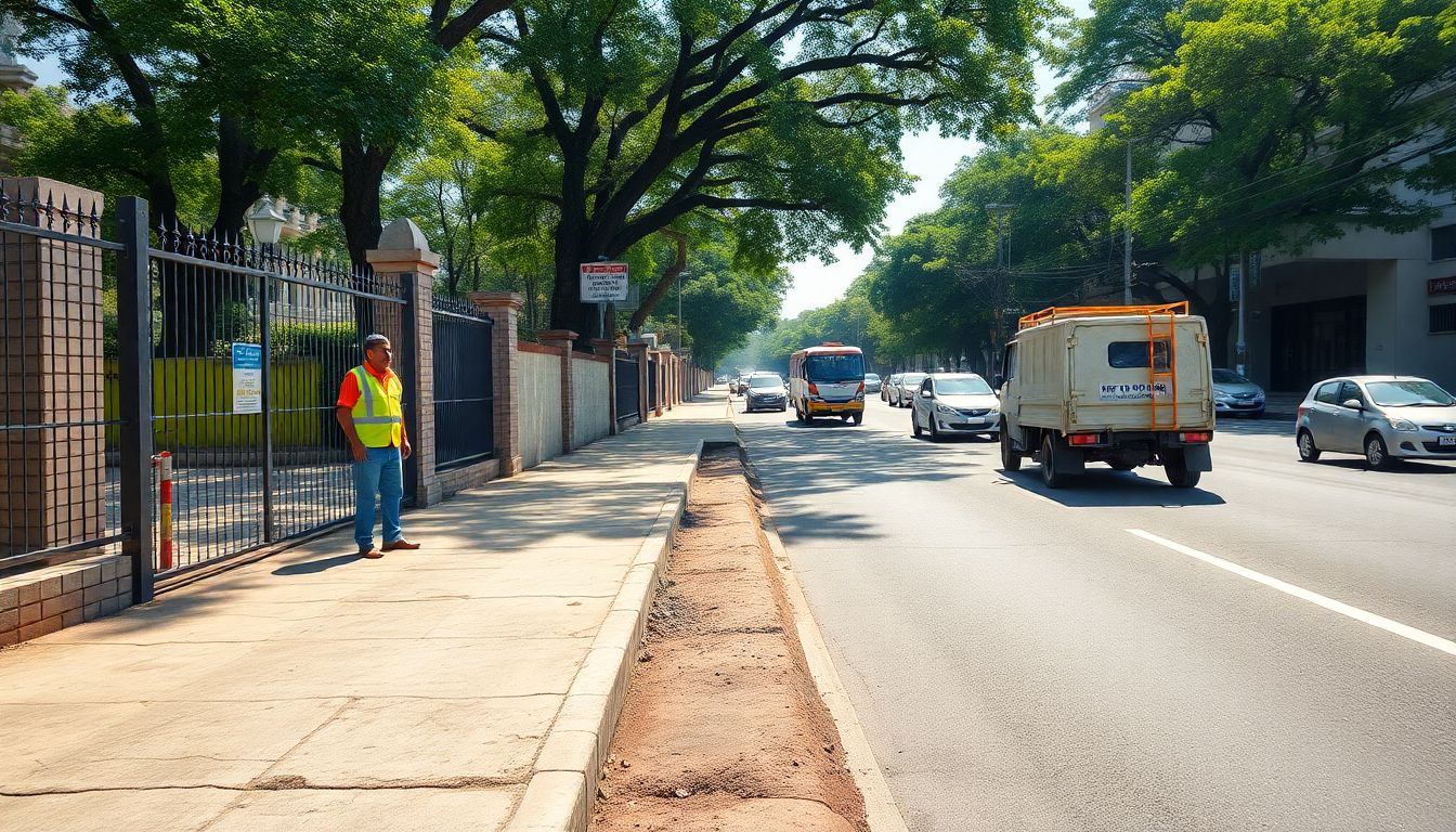 GCC Removes Six Encroachments on Pantheon Road in Egmore