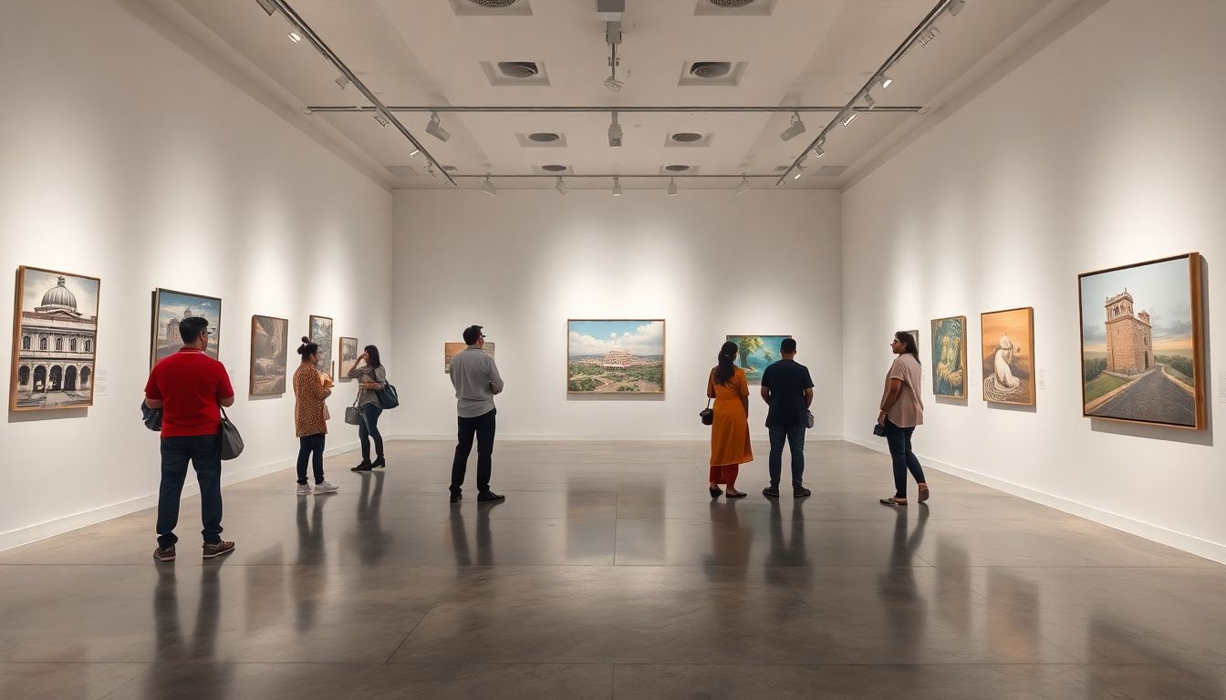 Art Exhibition Traces City's Evolution At Inko Centre In Raja Annamalaipuram