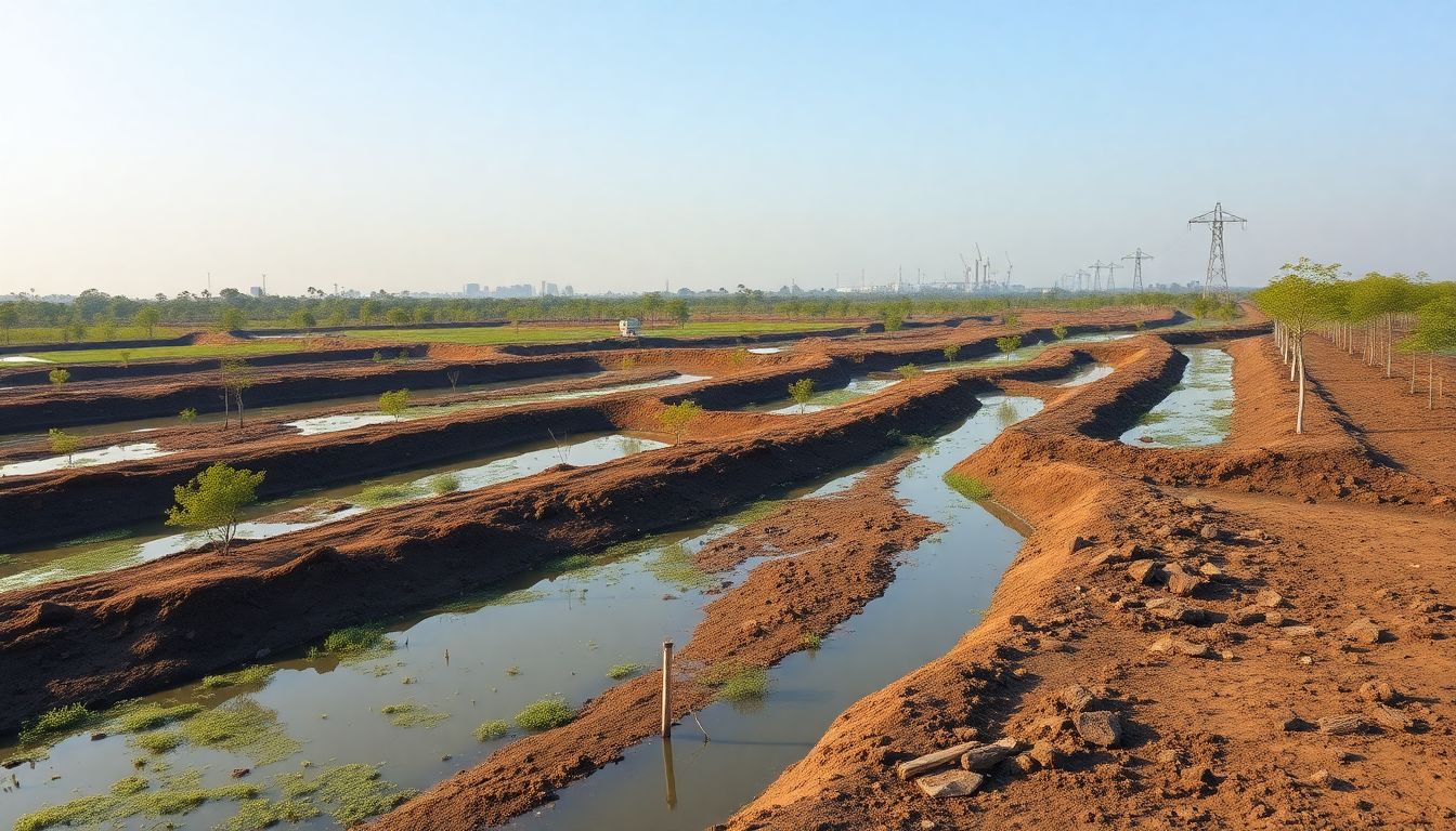 Polluted 15-Acre Industrial Site in Manali Being Restored as Wetland Hub