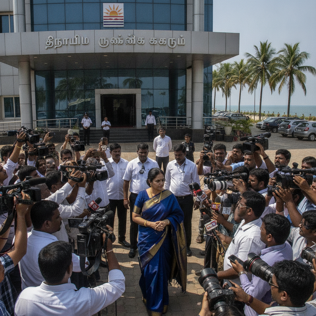 S Vijayadharani to Join TVK in Panaiyur, Ending Two-Year Association With BJP