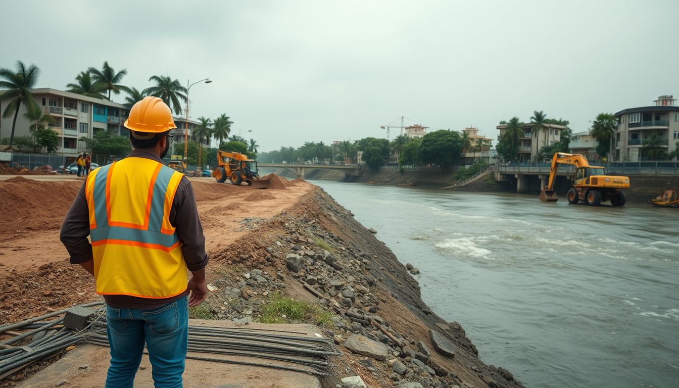 ₹25 Crore Flood Protection Wall to Be Built Along Adyar River Near Jaffarkhanpet