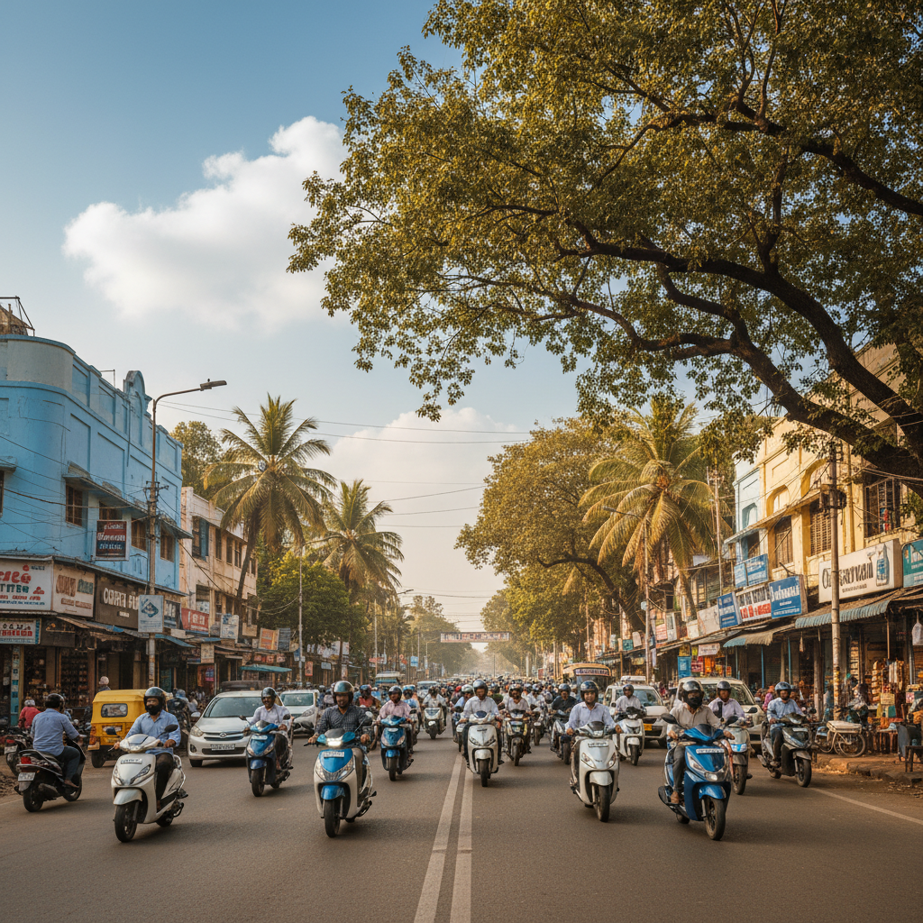 Chennai Electric Two-Wheeler Sales Surge in May as Market Share Approaches 10 Percent