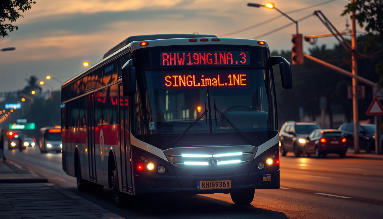 MTC Bus LED Route Board Hacked to Display Mock Political Slogan in Chennai